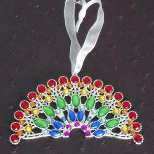 Ganz Rainbow Bright Acrylic Faux Jewels Ornament/Sun Catcher BRAND NEW